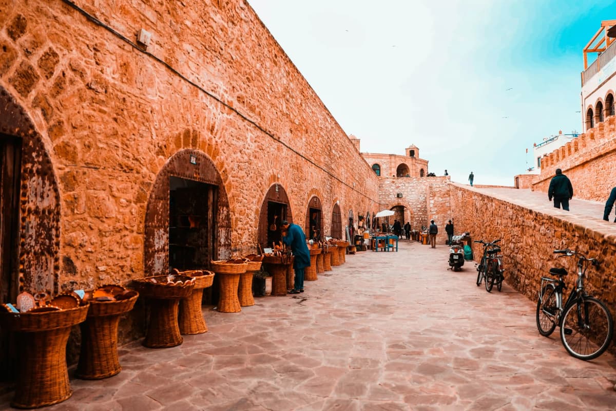 Essaouira medina on a day trip from Marrakech Morocco